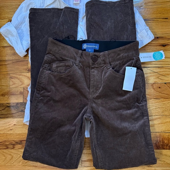 democracy absolution corduroy pant size 0 - Picture 3 of 6